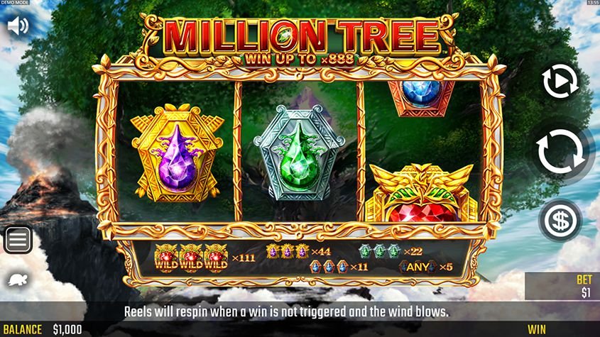 สล็อตเกมใหม่ แตกง่าย Million Tree